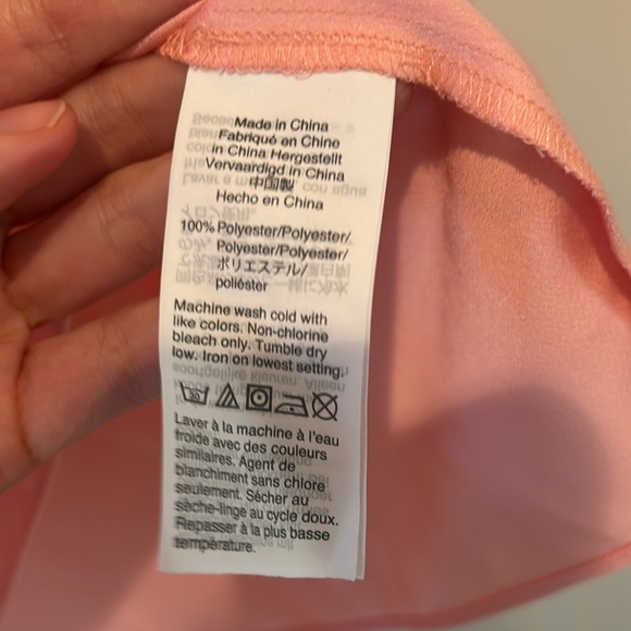 J Crew size Medium Peach Dressy Tank - Picture 3 of 4